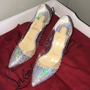 Christian Louboutin Degrastrass crystal pumps